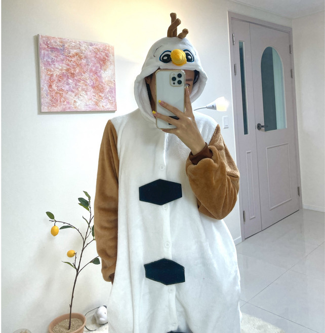 동물 잠옷 코스프레 파티 파자마 극세사