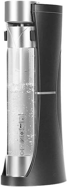 萬神NIBU 混打 手壓式打氣 氣泡水, 【黑-氣泡水機】贈水瓶x2 (沒有氣瓶)