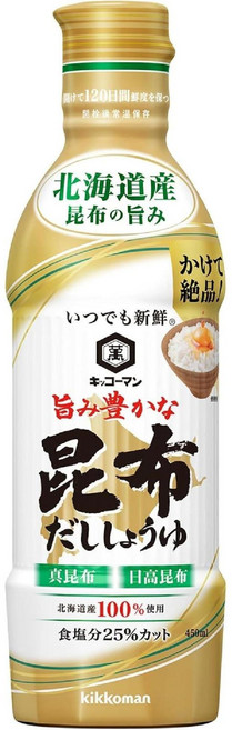 키코 신선한 맛이 풍부한 다시마 간장 450ml 4개, 3개, 200ml