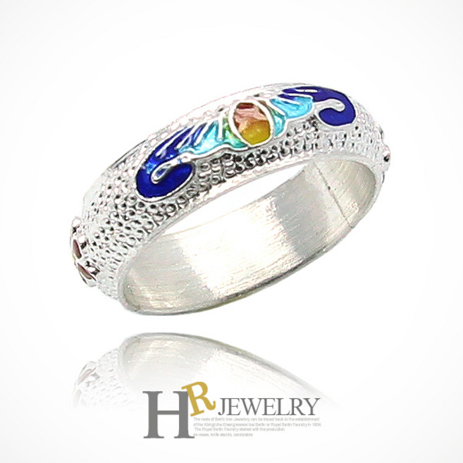 [HR]실버 칠보 박쥐 반지(no.20255)