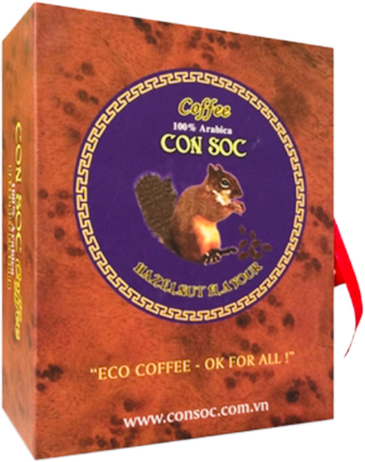 [콘삭/ 다람쥐] QN500 베트남 프리미엄 커피 아라비카/ 헤이즐넛/ 선물/ 500g, 1개