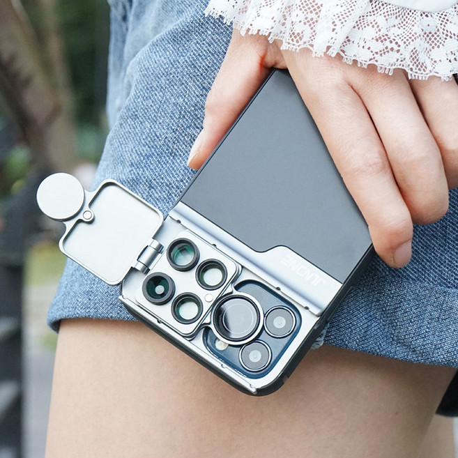 외장 렌즈 망원 접사 광각 어안 렌즈 휴대폰 카메라 강화형 고화질 촬영용, 1개, 아이폰 12 Pro