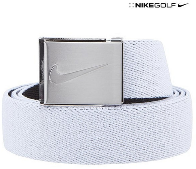 나이키 골프 벨트 에센셜 리버시블 스트레치 웹 벨트 화이트, FREE, 1개