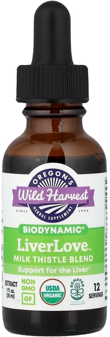 Oregon's Wild Harvest Love™ Biodynamic® Milk Thistle Blend 1 fl oz 30 ml, Oregon's Wild Harvest, Love™,, 1개, 30ml - 쿠팡