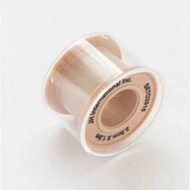 SRTO 에스알티오 실리콘 반창고 2.5cm x 150cm 1롤 실리콘 테이프 저자극 방수 아기 쪽쪽이 갑상선 흉터, 1개, 1개입 - 쿠팡