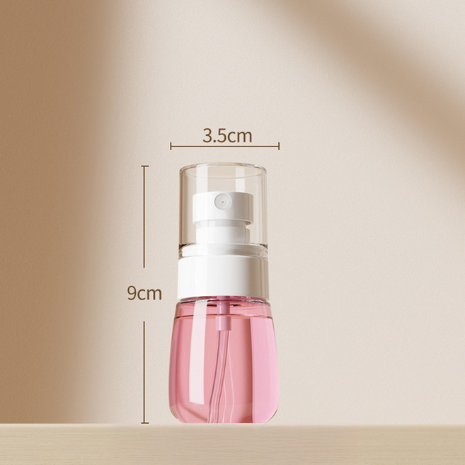 미즈코스 휴대용 화장품 안개분사 소분 스프레이 공병, 2개, 핑크-30ml