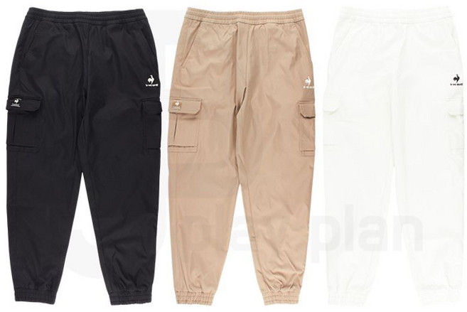 르꼬끄 공용 레귤러핏 면 터치 카고 조거 팬츠 QQ123LPT11