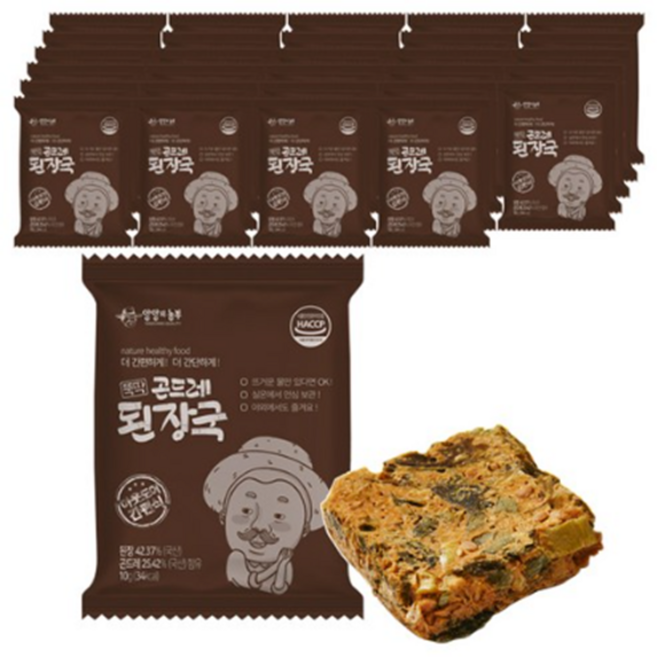 양양의농부 뚝딱 즉석 곤드레 된장국, 10g, 150개