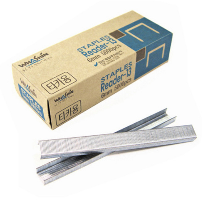 화신 타카침 R13 스테플러침 6mm 5000pcs, 1개