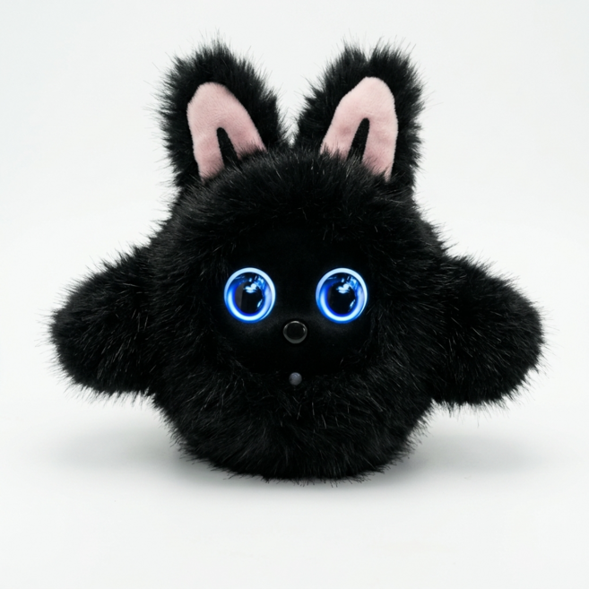 Robotic AI 반려로봇 케이바오 음성대화 다국어 학습 로보 펫, 1개, 케이바오 미드나잇블랙