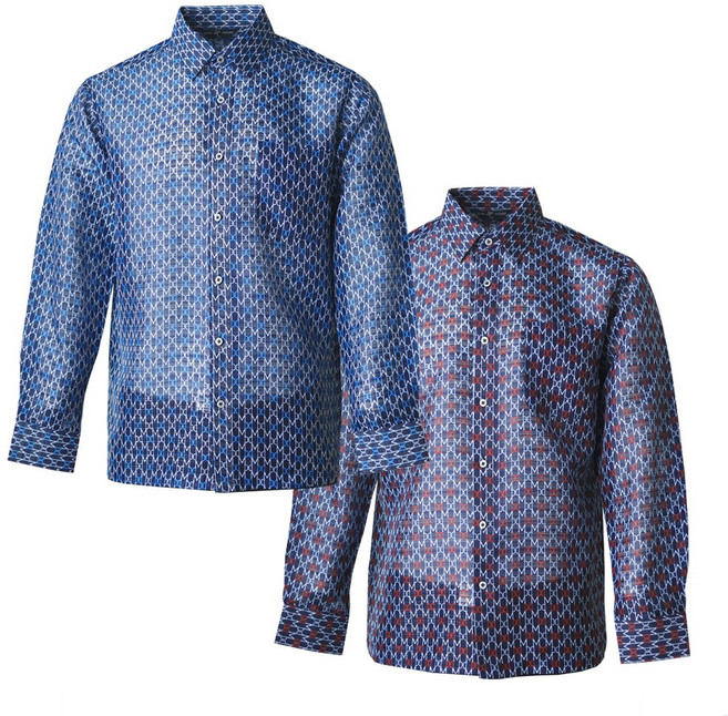 중년 남성 여름 시원한 마 남방 M 긴팔 셔츠