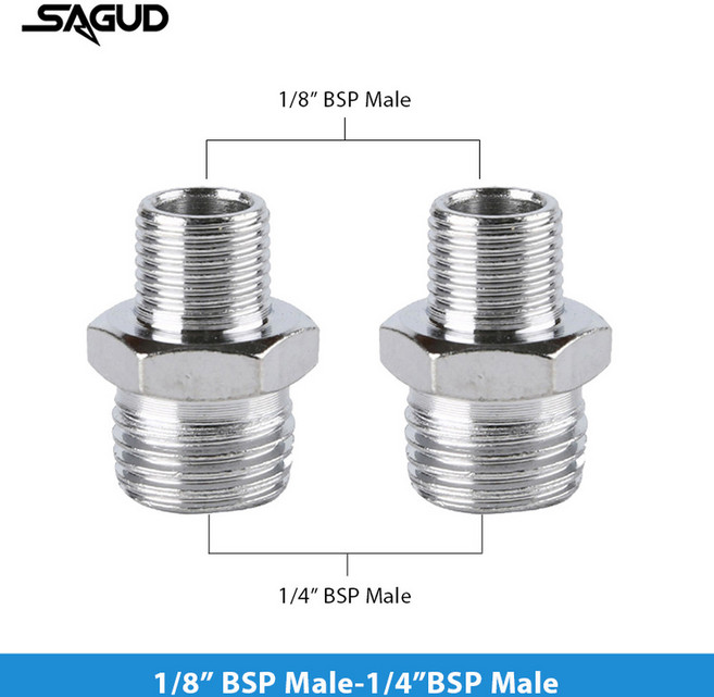스프레이건 도구 커플링 개 세트당 에어 9 액세서리 호스용 SAUGD 컴프레서 교체 피팅 브러시 키트 및 커넥터 어댑터, SD-51-2, 1개, SD-51-2