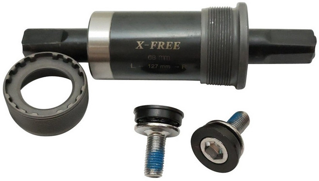 自行車卡式培林BB中軸 四方軸培林式五通軸心, 1個