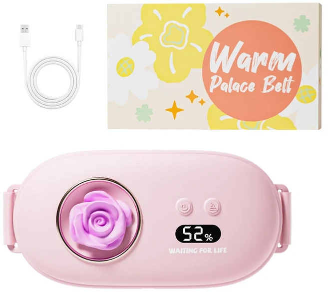 여성자궁온열기+허리마사지기 복부를 따뜻하게 하고 허리를 해주며 당신의 온화한 케어를 이해해 드립니다., 01 pink