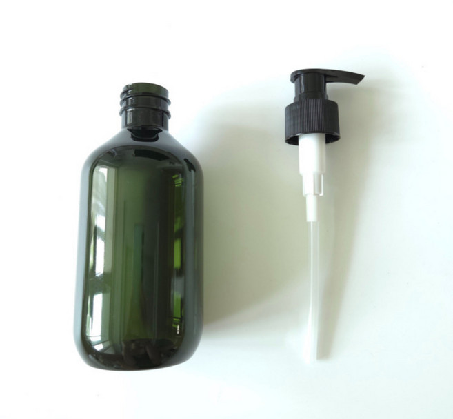 녹색 투명 펌프 디스펜서 휴대용 300ml 화장품 공병 용기, 1개, 상세페이지 참조