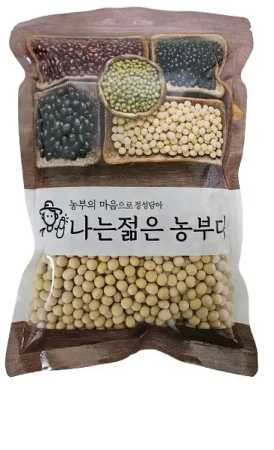 자담 국산 햇 메주콩 부석태 청국장 노란 메주 두부용 25년 콩국수 잡곡 1kg 영양잡곡, 1개