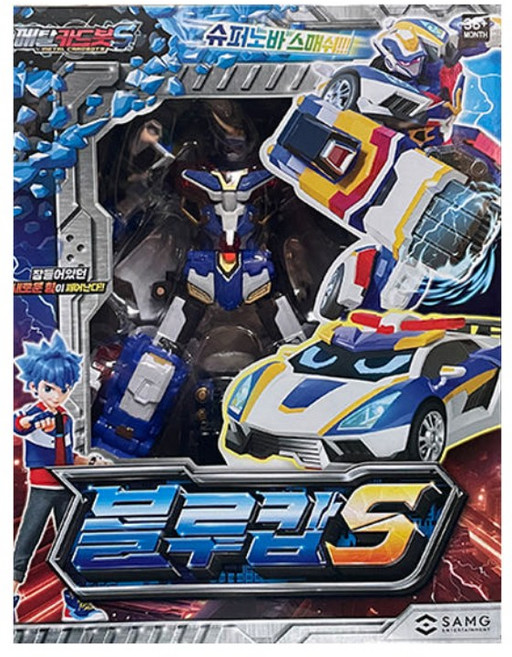 메탈카드봇 S 블루캅S 로봇장난감, 혼합색상, 1개