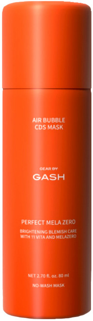 가쉬 10초 마이크로 에어버블 마스크팩 멜라제로 / 피부 미백 기미 잡티 관리 80ml (150회 분), 1개