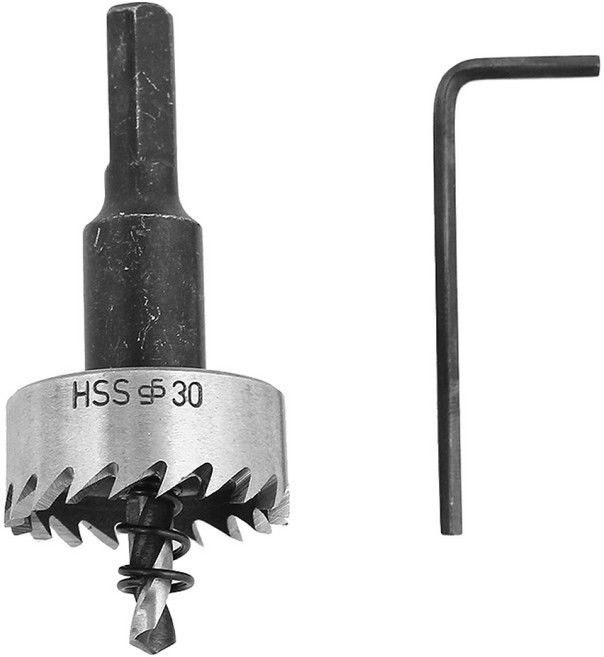 HSS 철공용 홀커터 홀쏘 30mm, 1개