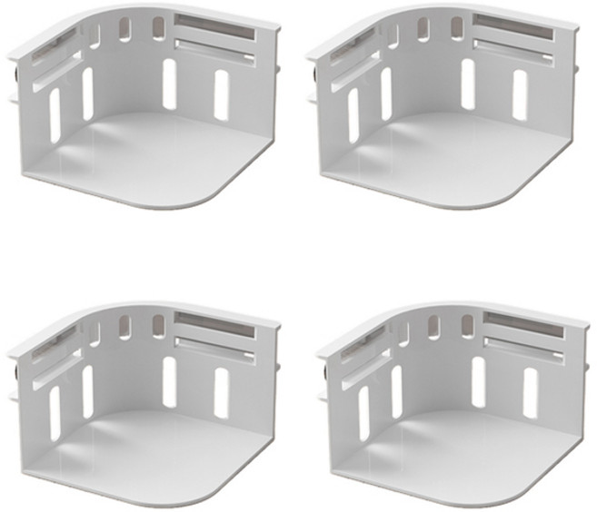 침대 시트 고정 미끄럼방지 클립, 흰색 4개입