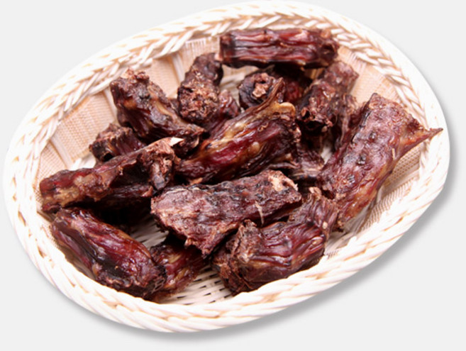 더펫코리아 수제육포 오리고기 애견간식 대용량 9종, 1개, 절단오리목350g, 350g