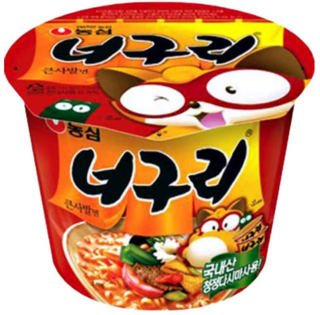 너구리 큰사발면 111g, 2개