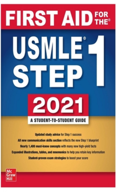 (영문도서) First Aid for the USMLE Step 1 2021: A Student-To-Student Guide Paperback, Independently Published, English, 9798457585232