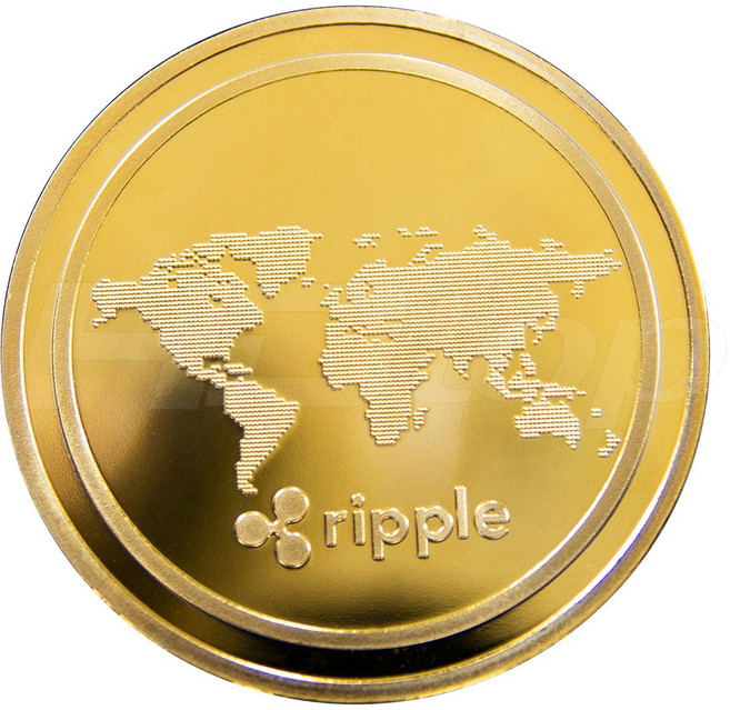 HDTOP 기념주화 가상화폐 리플코인 골드 HT-COIN014, 상세페이지 참조, 1개