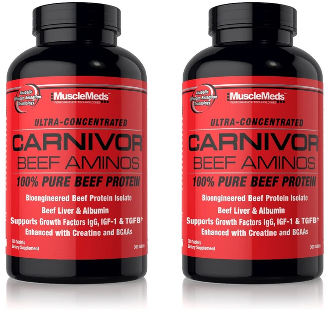 머슬메즈 카니버 비프 아미노 타블렛, 300개입, 2개 - 쿠팡