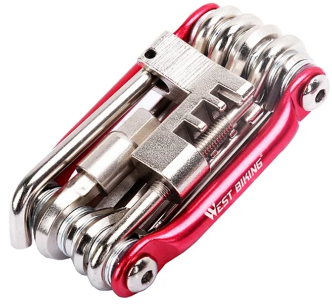 웨스트 바이킹 자전거 페달 3 베어링 미끄럼 방지 MTB 로드 바이크 페달 알루미늄 합금 자전거 페달 플랫, 03 Red, 1개