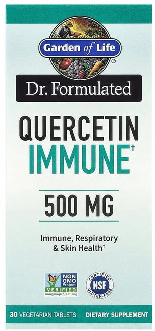 가든오브라이프 의사가 제조 퀘르세틴 이뮨 500mg 베지 정제 30정, 1개, 120g - 쿠팡