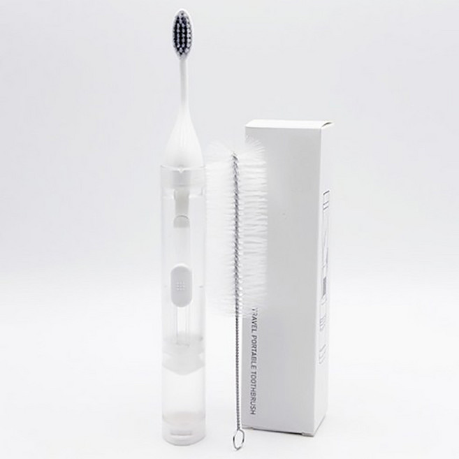 미빌 컴포트 칫솔 치약 올인원 키트 화이트, 1개입, 1개