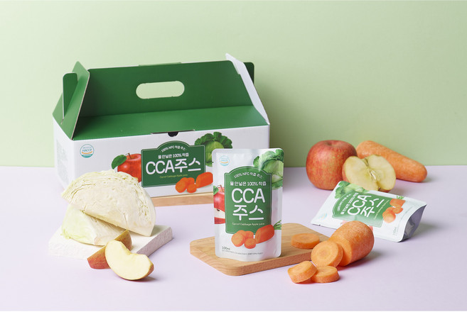 물 안넣은 착즙 CCA 주스, 60개, 100ml