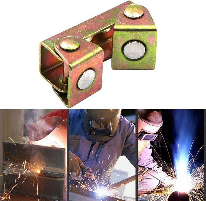 자석 용접 클램프 고정 장치 홀더 용접클립 각도조절 고정, 자석고정방식, 용접용클램프, 10개