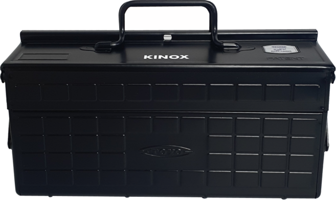 키녹스 캠핑 박스 도요스틸 공구함 툴박스 콜라보 다용도 수납박스, 1개, 블랙