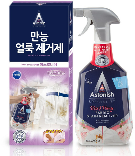 영국산 프리미엄 아스토니쉬 만능 얼룩 제거제, 750ml, 1세트