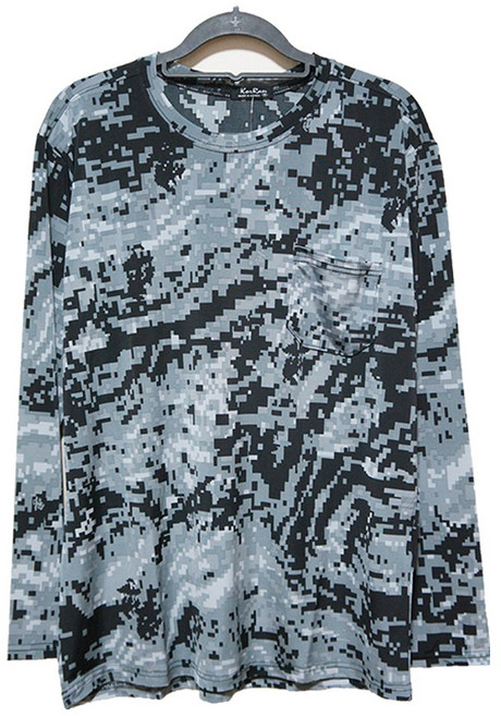 형제상회 쿨티 냉장고티 밀리터리 카모 긴팔 여름 작업복 0044SS03