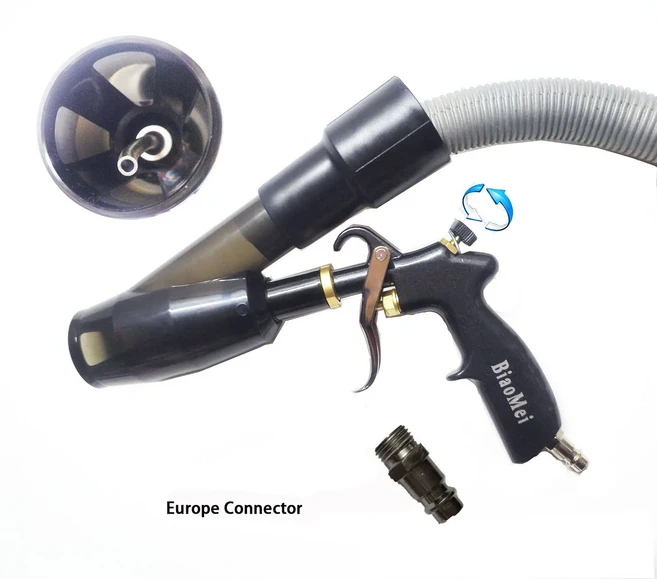 자동차 인테리어 디링 에어 블로우 건 및 진공 청소 빠르게 먼지 날림, 03 EUROPE CONNECTOR