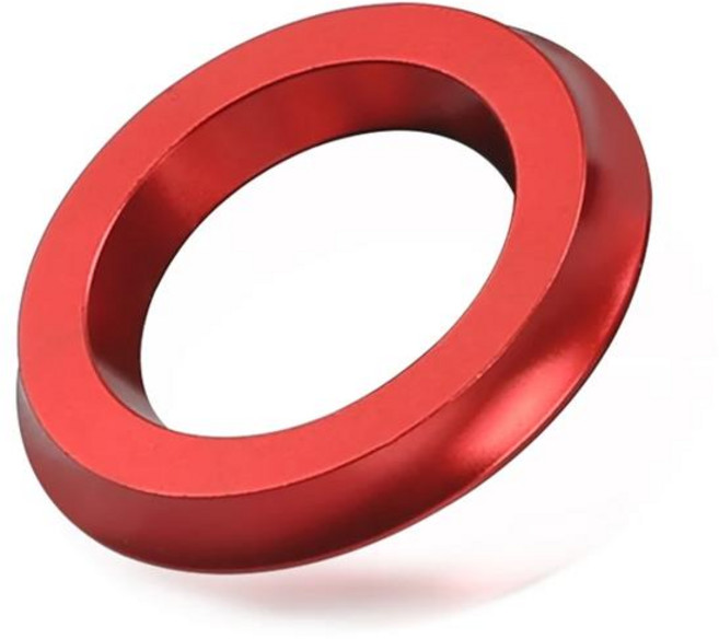 로고 CB 점화 스위치 커버 키 링 CNC 혼다 호환 CB125R CB150R CB190R CB250R CB300R CB400 CB500X CB500R CB650F CB1100, Red NO LOGO, 1개