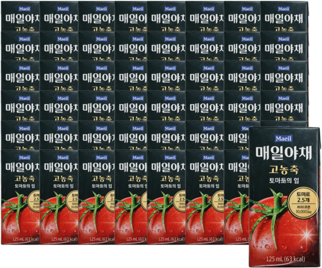 매일야채 고농축 토마토의 힘, 125ml, 1세트
