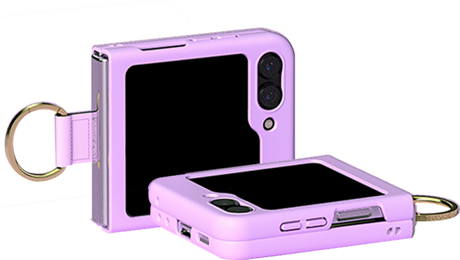 5세컨즈 러버 코팅 핑거링 그립 하드 케이스