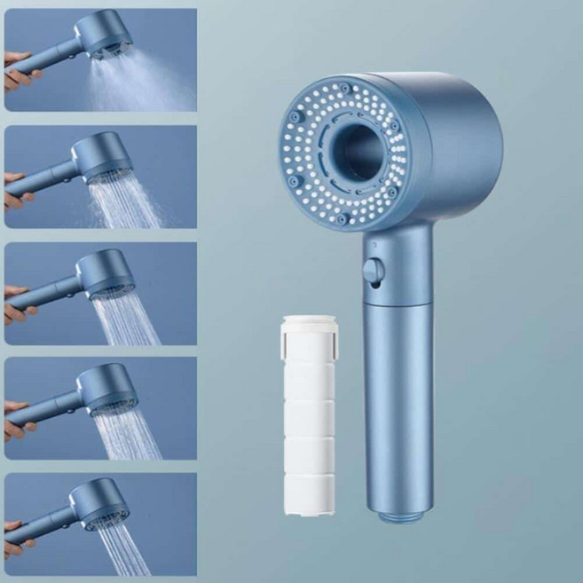 인핸드필터기샤워헤드, 1개, 화이트