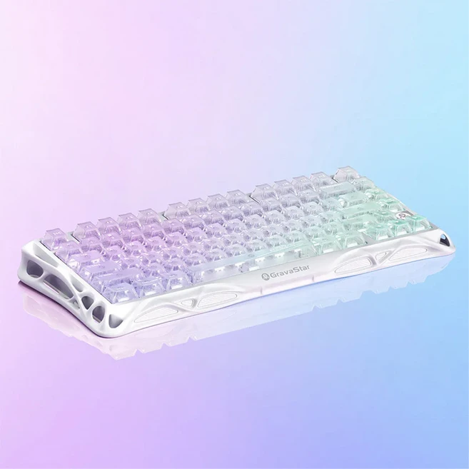 그라바스타 머큐리 K1 Lite 기계식 키보드 크리스탈 오로라 - 쿠팡