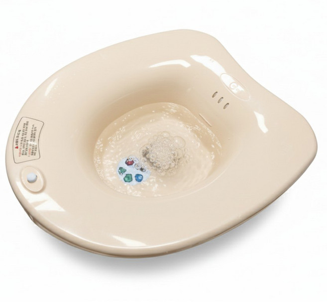 가나안 가정용 무선 버블 좌욕기, 베이지, 1개