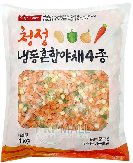 냉동 혼합야채(4종외식용), 1kg, 10개