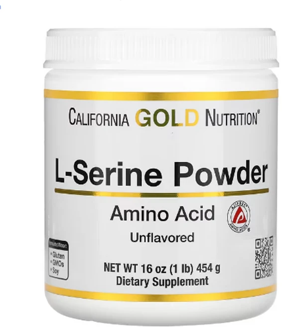 캘리포니아골드뉴트리션 L세린 파우더 AjiPure 아미노산 무향 1 lb 454 g, 454g, 1개 - 쿠팡