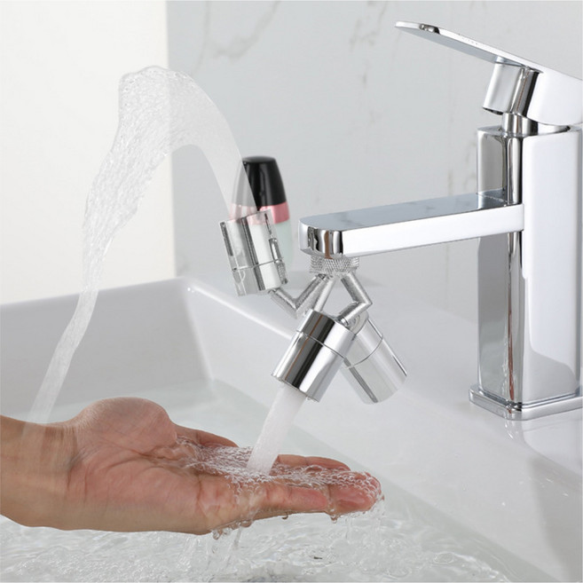 열림 720도 거꾸로 수도꼭지 세면대 양치 수전 아기 비데 수전(설치용 테프론 테이브 포함), A타입(24mm 수나사), 1개