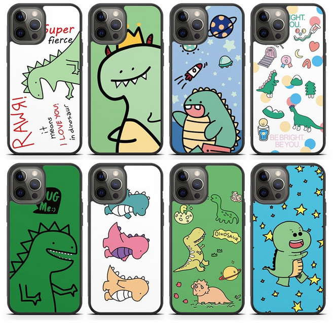 귀여운 공룡 케이스 A40 A42 A50 A51 A52 A53 A54 A55 A56 A71 A82 M53 퀀텀1 퀀텀2 퀀텀3