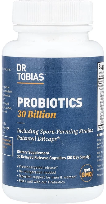 닥터토비아 프로바이오틱 300억 지연 방출 캡슐 30정, 3개 - 쿠팡