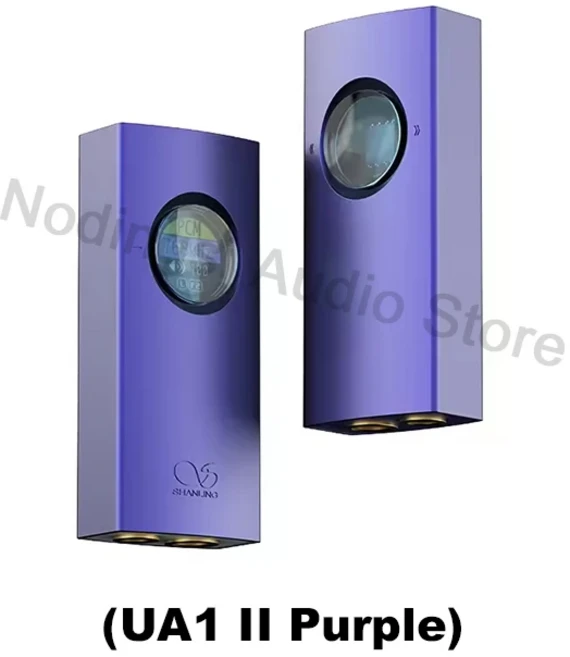 SHANLING UA1 II 휴대용 USB DAC AMP 헤드폰 앰프 고해상도 오디오 CS43131 DAC 디코딩 PCM768 DSD512 3.5m, 01 UA1 II Purple